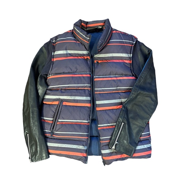 Undercover Other - Undercover AW 2014 Cold Blooded Puffer Jacket Leather Sleeves